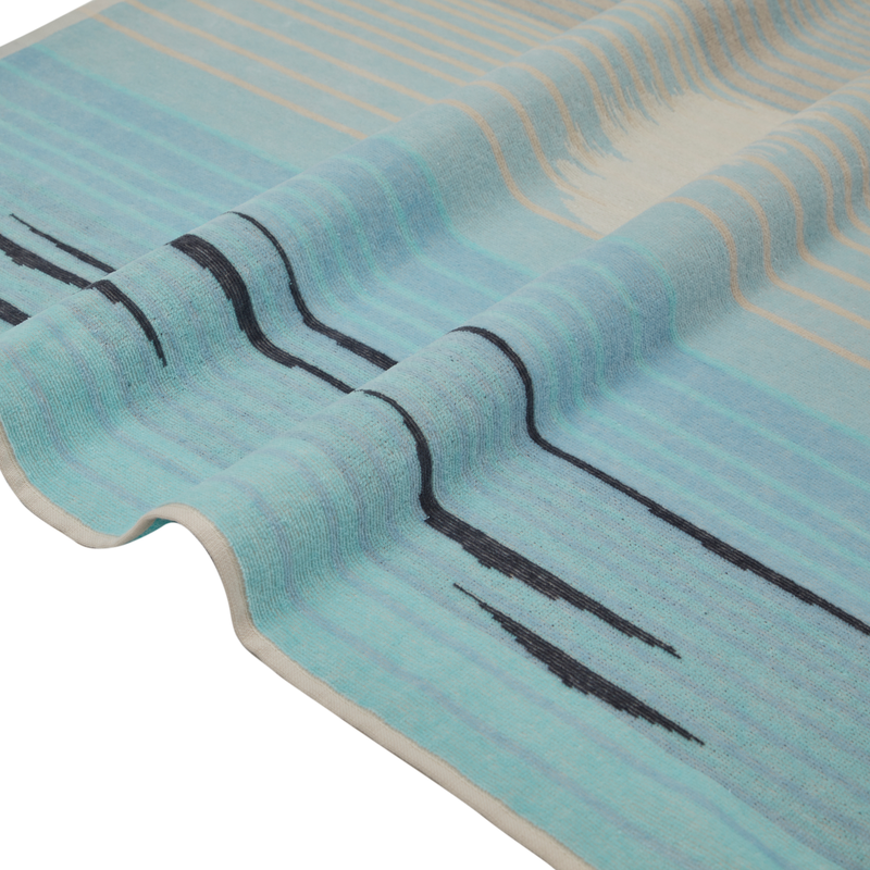Beach Towel - Breath (Blue) Lining