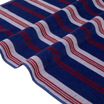 Beach Towel - Navy Stripes Lining