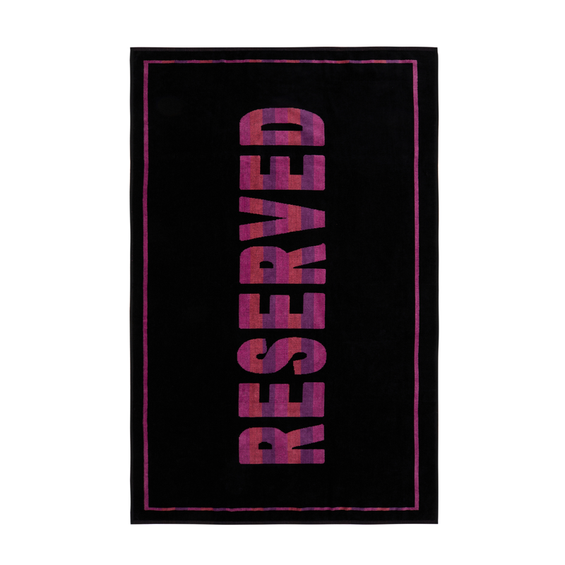 Beach Towel - Reserved Clear
