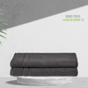 Organic Cotton Bathmat Set - Coal Grey Oeko-Tex