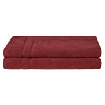 Organic Cotton Bathmat Set - Berry Red Main Image