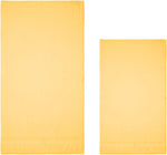 Homelover Towel Sets - Lemon Yellow Size Chart