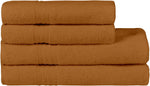 Homelover Towel Sets - Sahara Brown | 2 Bath Towels + 2 Hand Towels
