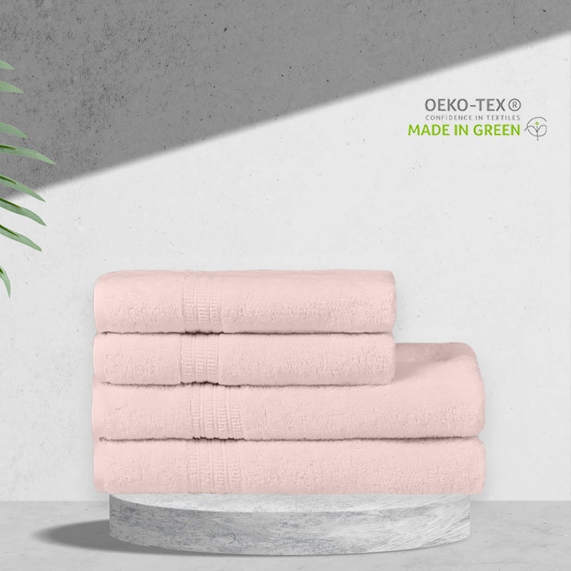 Homelover Towel Sets - Seashell Pink OEKO-TEX Made In Green