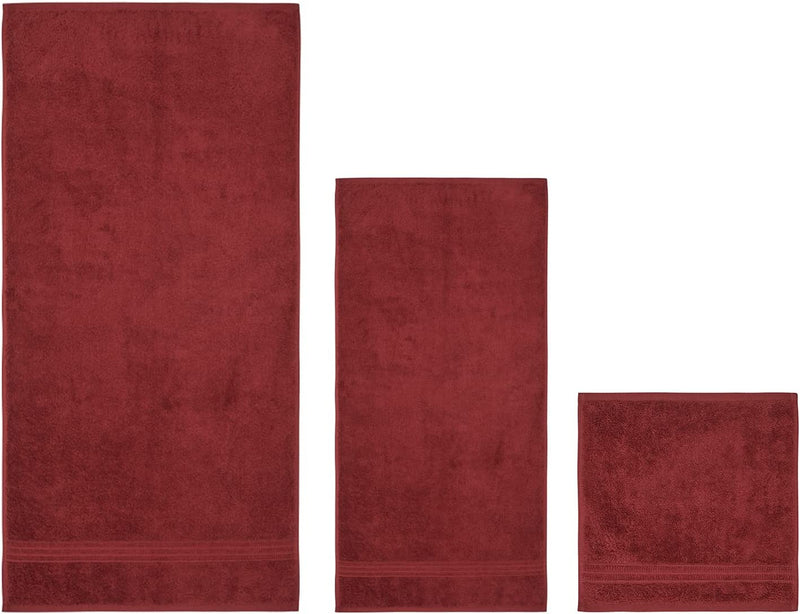 Homelover Towel Sets - Berry Red | Full Length View