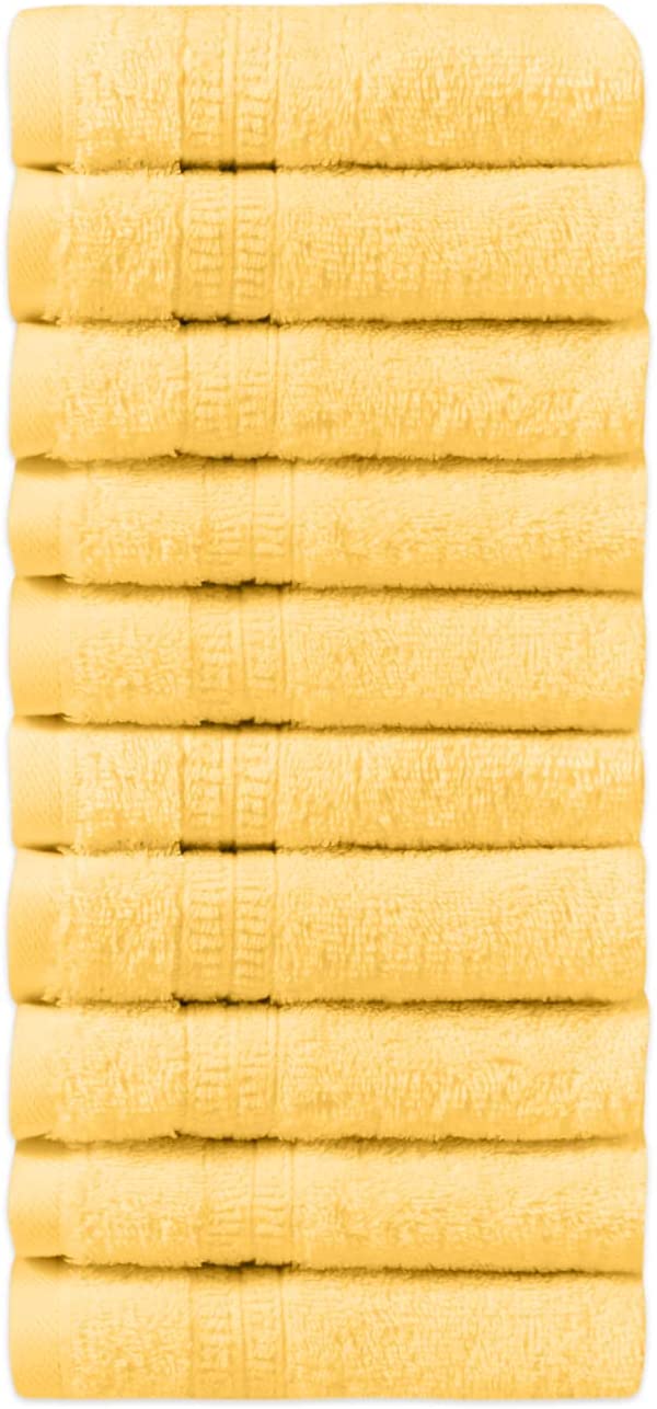 Homelover Towel Sets - Lemon Yellow | 10 Washcloths