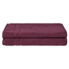 Organic Cotton Bathmat Set - Plum Purple