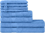 Homelover Towel Sets - Sky Blue | 2 Bath Towels + 2 Hand Towels + 4 Washcloths