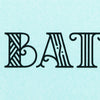 BATH - Stone Non Slip Bath Mat Aqua Blue Detailed