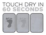 BATH - Stone Non Slip Bath Mat Grey Dry
