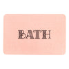 BATH - Stone Non Slip Bath Mat Pink Close