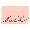 bath - Stone Non Slip Bath Mat Pink Close