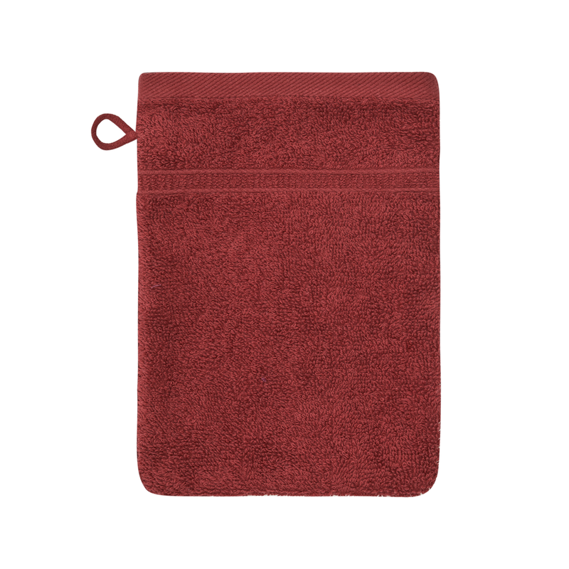 Homelover Towel Sets - Berry Red Washcloth Full View