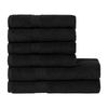 Homelover Towel Sets - Charcoal Black | 2 Bath Towels + 4 Hand Towels