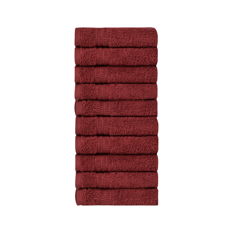Homelover Towel Sets - Berry Red | 10 Hand Towels