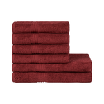 Homelover Towel Sets - Berry Red | 2 Bath Towels + 4 Hand Towels