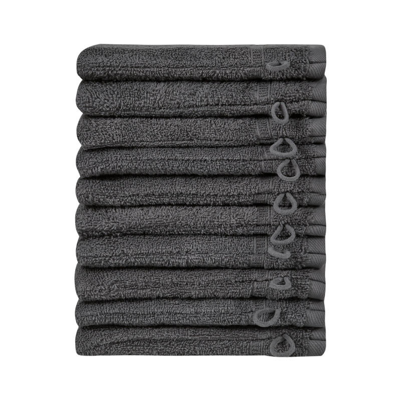 Homelover Towel Sets - Coal Grey 10 wash cloths