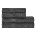Homelover Towel Sets - Coal Grey 2 bath towels and 2 hand towels