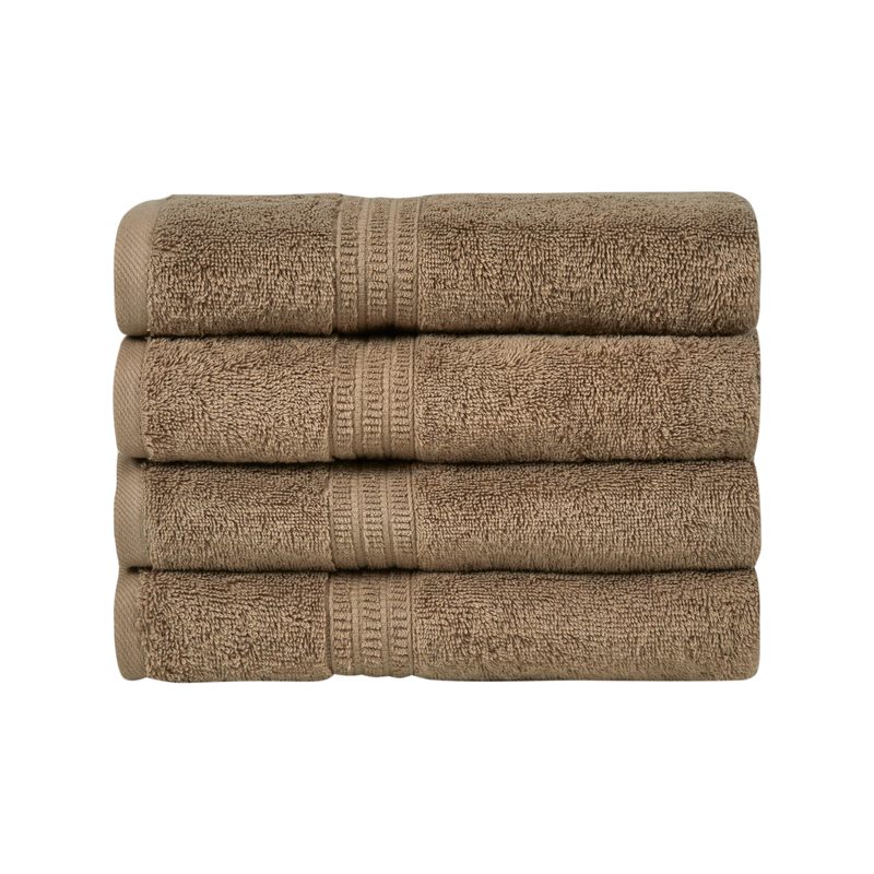 Homelover Towel Sets - Cone Brown | 4 Bath Towels