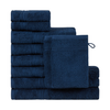 Homelover Towel Sets - Deep Sea Blue | 2 Bath Towels + 4 Hand Towels + 2 Guest Towels + 2 Washcloths