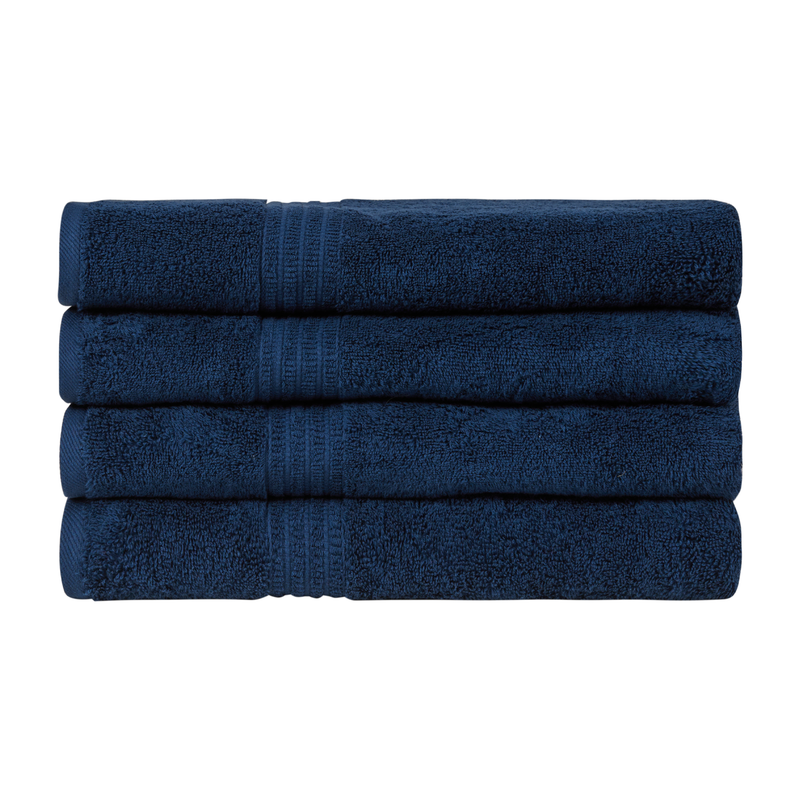 Homelover Towel Sets - Deep Sea Blue | 4 Bath Towels