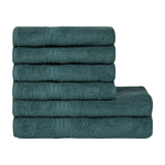 Homelover Towel Sets - Forest Green | 2 Bath Towels + 4 Hand Towels