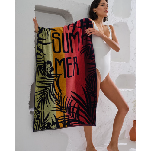 Perfect for a day by the water, this summer towel is a must-have.