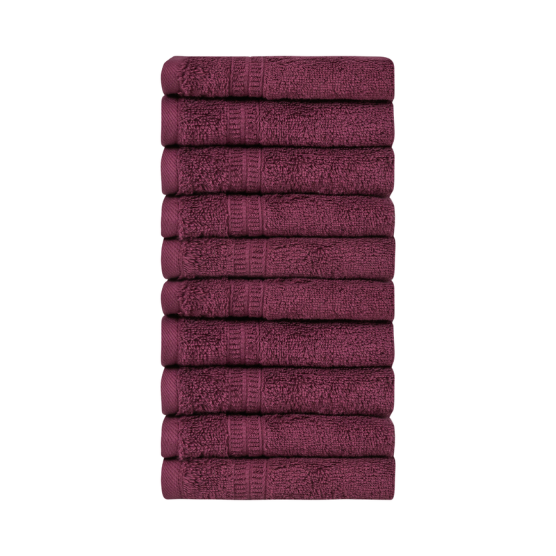 Homelover Towel Sets - Plum Purple | 10 Handtowels