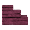 Homelover Towel Sets - Plum Purple | 2 Bath Towels + 2 Hand Towels + 2 Guest Towels