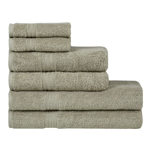 Homelover Towel Sets - Space Grey | 2 Bath Towels + 2 Hand Towels + 2 Guest Towels