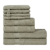 Homelover Towel Sets - Space Grey | 2 Bath Towels + 2 Hand Towels + 4 Washcloths