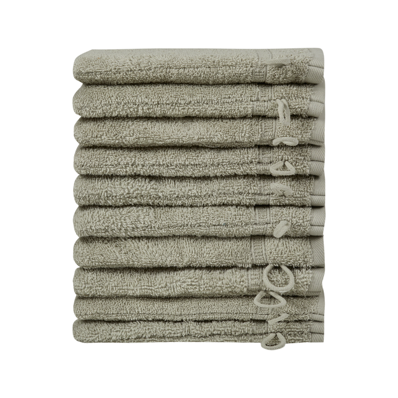 Homelover Towel Sets - Space Grey | 10 Washcloths