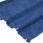Beach Towel - Shell (Royal Blue) Closer View Of Shell Pattern