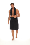 Homelover Towel Sets - Charcoal Black | Men's Charcoal Organic Guest Towel & Bath Towels