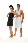 Homelover Towel Sets - Tea Green Male Model & Charcoal Black Womens
