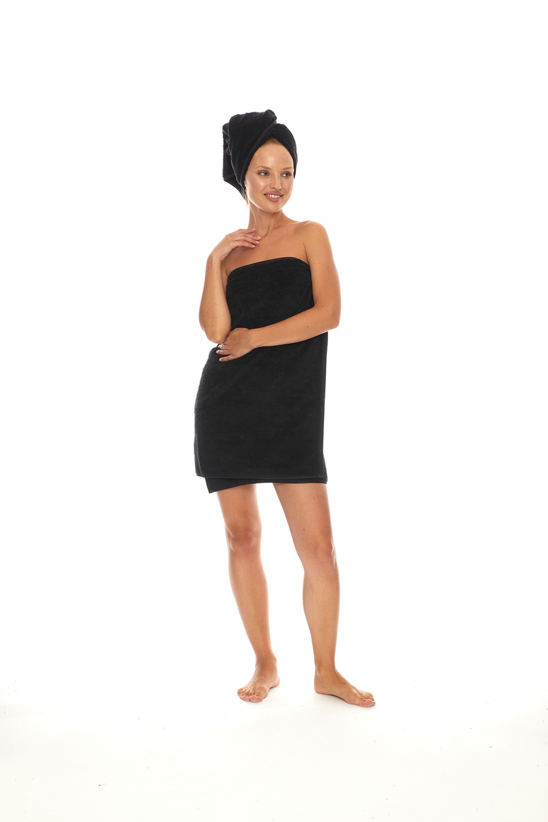 Homelover Towel Sets - Charcoal Black | Ladie's Charcoal Organic Bath Towels