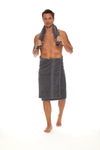 Homelover Towel Sets - Coal Grey Male Model