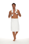 Homelover Towel Sets - Snow White Male Model