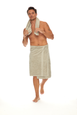 Homelover Towel Sets - Space Grey  Male Model