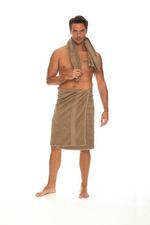 Homelover Towel Sets - Cone Brown | Men's Bath Towel & Guest Towel Display