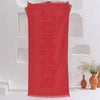 Beach Towel - Festival (Red) Full View Lifestyle