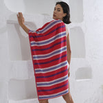 Beach Towel - Red Stripe Multicolour Main Image