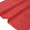 Beach Towel - Sunshine (Red) Close Up View
